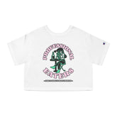 Professional eaters are a girl's best friend - Women's Champion Crop Top - Witty Twisters Fashions